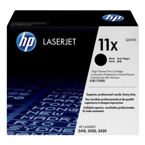 HP Toner sort (Q6511X / 11X) (høj kapacitet)