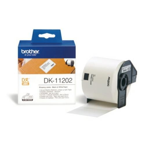 Brother Etiketter hvid (DK11202)