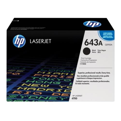 HP Toner sort (Q5950A / 643A)