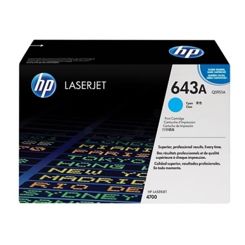 HP Toner cyan (Q5951A / 643A)