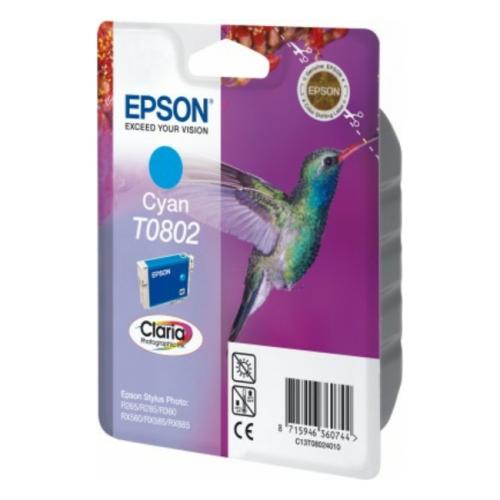 Epson Blækpatron cyan (C13T08024011 / T0802)