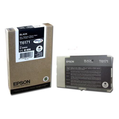 Epson Blækpatron sort (C13T617100 / T6171) (høj kapacitet)