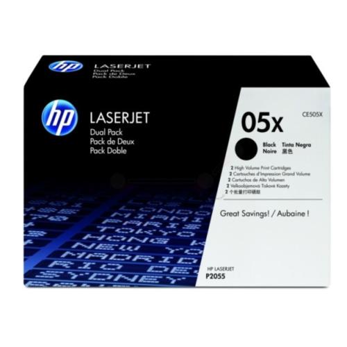 HP Toner sort (CE505XD / 05XD) (Doppelpak)