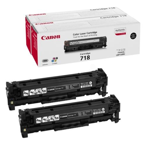 Canon Toner sort (2662B005 / 718BKVP) (Doppelpak)