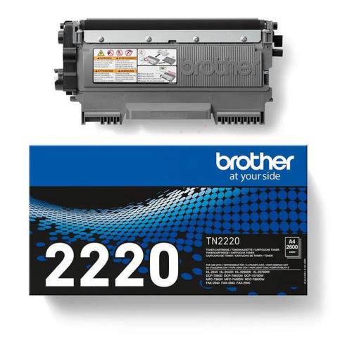 Brother Toner sort (TN2220 /) (høj kapacitet)