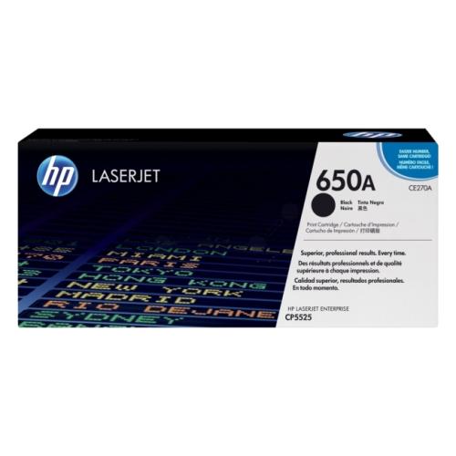 HP Toner sort (CE270A / 650A)