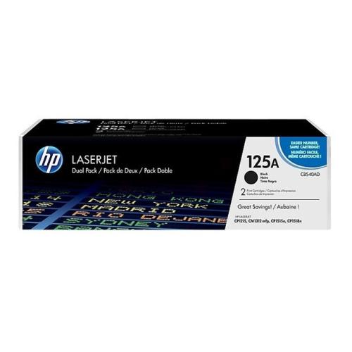 HP Toner sort (CB540AD / 125A) (Doppelpak)