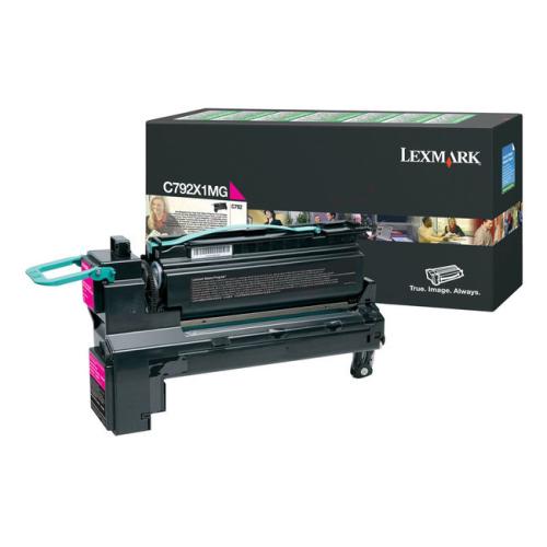 Lexmark Toner magenta (C792X1MG / 0C792X1MG) (Return, høj kapacitet)