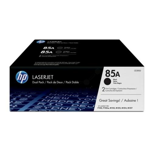 HP Toner sort (CE285AD / 85A) (Doppelpak)