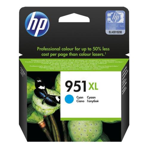 HP Blækpatron cyan (CN046AE / 951XL) (høj kapacitet)