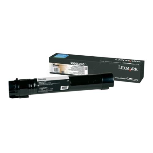 Lexmark Toner sort (X950X2KG / 0X950X2KG) (høj kapacitet)