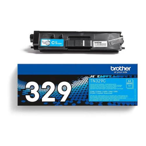 Brother Toner cyan (TN329C) (høj kapacitet)