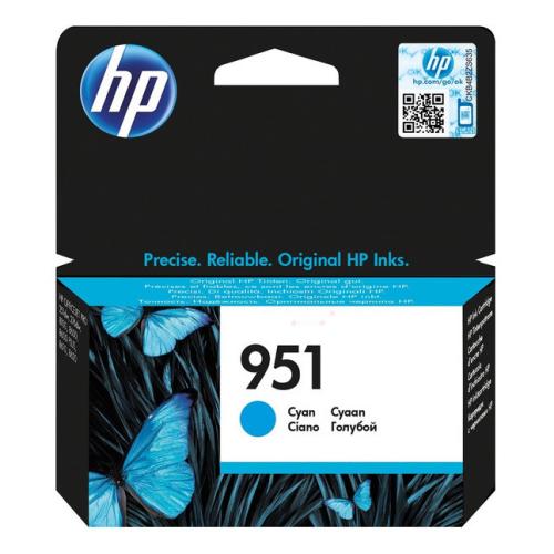 HP Blækpatron cyan (CN050AE / 951)