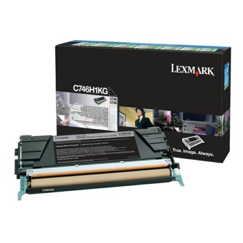 Lexmark Toner sort (C746H1KG / 0C746H1KG) (Return)