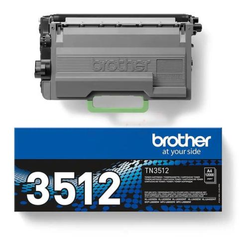 Brother Toner sort (TN3512) (høj kapacitet)