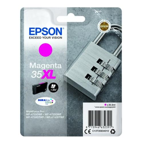 Epson Blækpatron magenta (C13T35934010 / 35XL) (høj kapacitet)