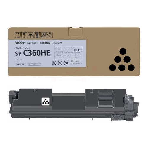 Ricoh Toner sort (408184 / SPC360HE) (høj kapacitet)