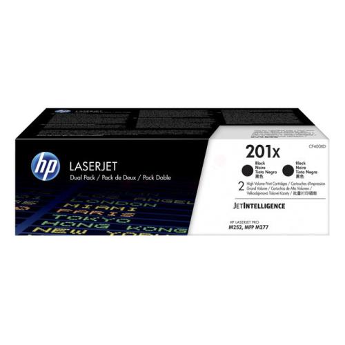 HP Toner sort (CF400XD / 201X) (Doppelpak)