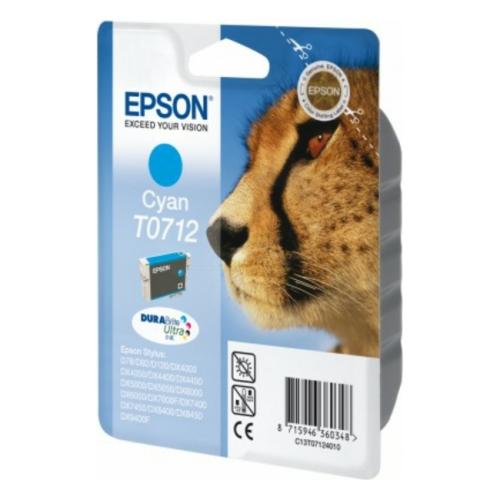 Epson Blækpatron cyan (C13T07124012 / T0712)