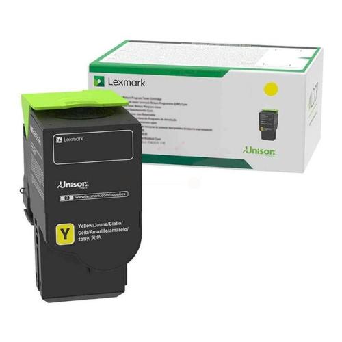 Lexmark Toner gul (78C2XY0 / 078C2XY0) (Return, høj kapacitet)