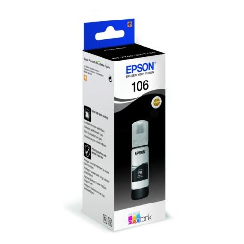 Epson Blækpatron sort foto (C13T00R140 / 106)