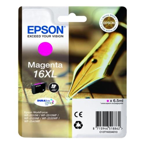 Epson Blækpatron magenta (C13T16334012 / 16XL) (høj kapacitet)