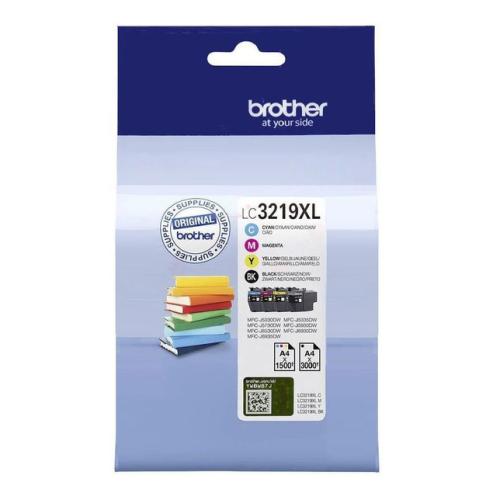 Brother Blækpatron sort / cyan / magenta / gul (LC3219XLVALDR) (multipack)