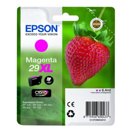 Epson Blækpatron magenta (C13T29934012 / 29XL) (høj kapacitet)