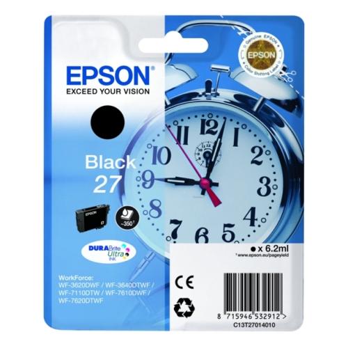 Epson Blækpatron sort (C13T27014012 / 27)