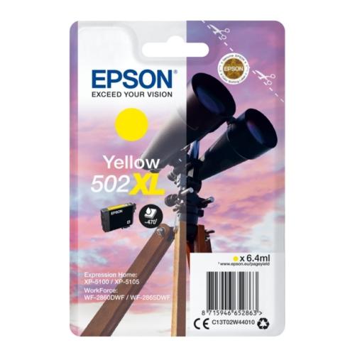 Epson Blækpatron gul (C13T02W44010 / 502XL) (høj kapacitet)