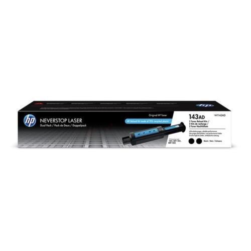 HP Toner sort (W1143AD / 143AD) (Doppelpak)