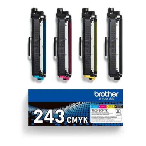 Brother Toner sort / cyan / magenta / gul (TN243CMYK / TN243VALBP) (multipack)