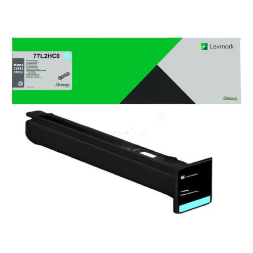 Lexmark Toner cyan (77L2HC0 / 077L2HC0) (Return, høj kapacitet)