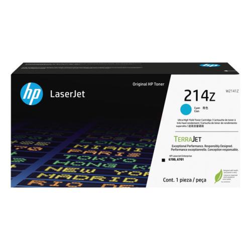 HP Toner cyan (W2141Z / 217Z) (høj kapacitet)