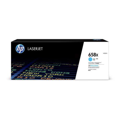 HP Toner cyan (W2001X / 658X) (høj kapacitet)