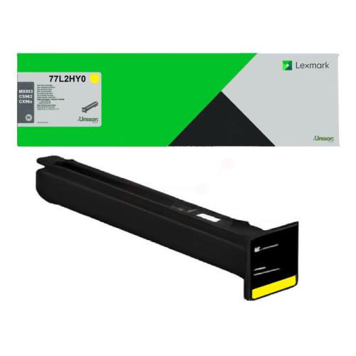 Lexmark Toner gul (77L2HY0 / 077L2HY0) (Return, høj kapacitet)