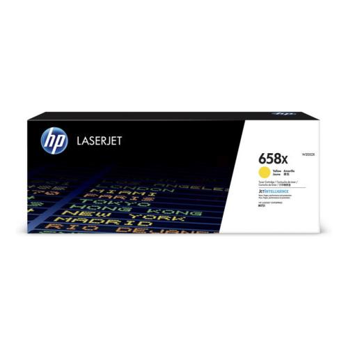 HP Toner gul (W2002X / 658X) (høj kapacitet)