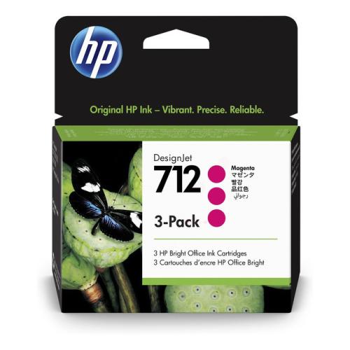 HP Blækpatron magenta (3ED78A / 712) (multipack)