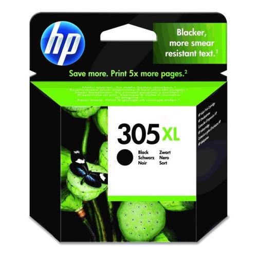 HP Blækpatron sort (3YM62AE / 305XL) (høj kapacitet)