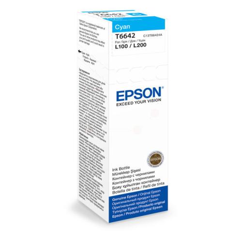 Epson Blækpatron cyan (C13T66424A / T6642)