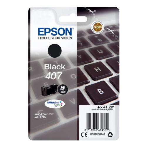 Epson Blækpatron sort (C13T07U140 / 407)