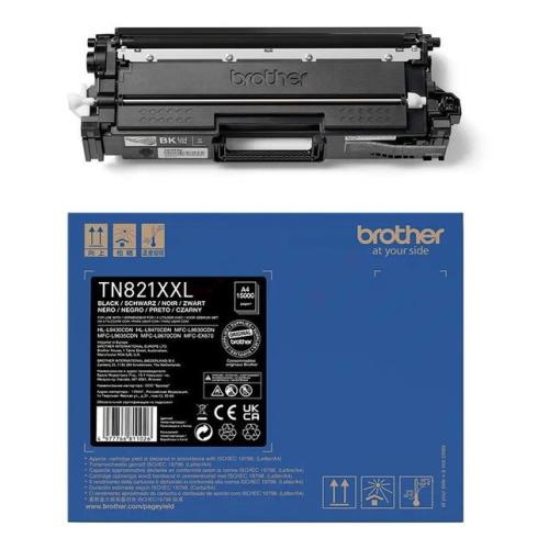 Brother Toner sort (TN821XXLBK) (høj kapacitet)