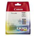 Canon Blækpatron cyan / magenta / gul (0621B029 / CLI8) (multipack)