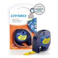 Dymo LetraTag skriftbånd D2 gul (91202 / S0721620), 12mm