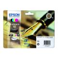 Epson Blækpatron sort / cyan / magenta / gul (C13T16264010 / 16) (multipack)