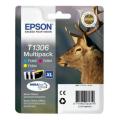 Epson Blækpatron cyan / magenta / gul (C13T13064012 / T1306) (multipack)