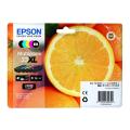 Epson Blækpatron sort / sort foto / cyan / magenta / gul (C13T33574011 / 33XL) (multipack, høj kapacitet)