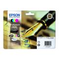 Epson Blækpatron sort / cyan / magenta / gul (C13T16364012 / 16XL) (multipack, høj kapacitet)