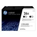 HP Toner sort (CF226XD / 26X) (Doppelpak, høj kapacitet)