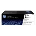 HP Toner sort (CF283AD / 83A) (Doppelpak)